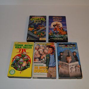 Lot of 5 VHS Tapes